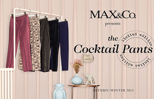 MAX&CO COCKTAIL PANTS